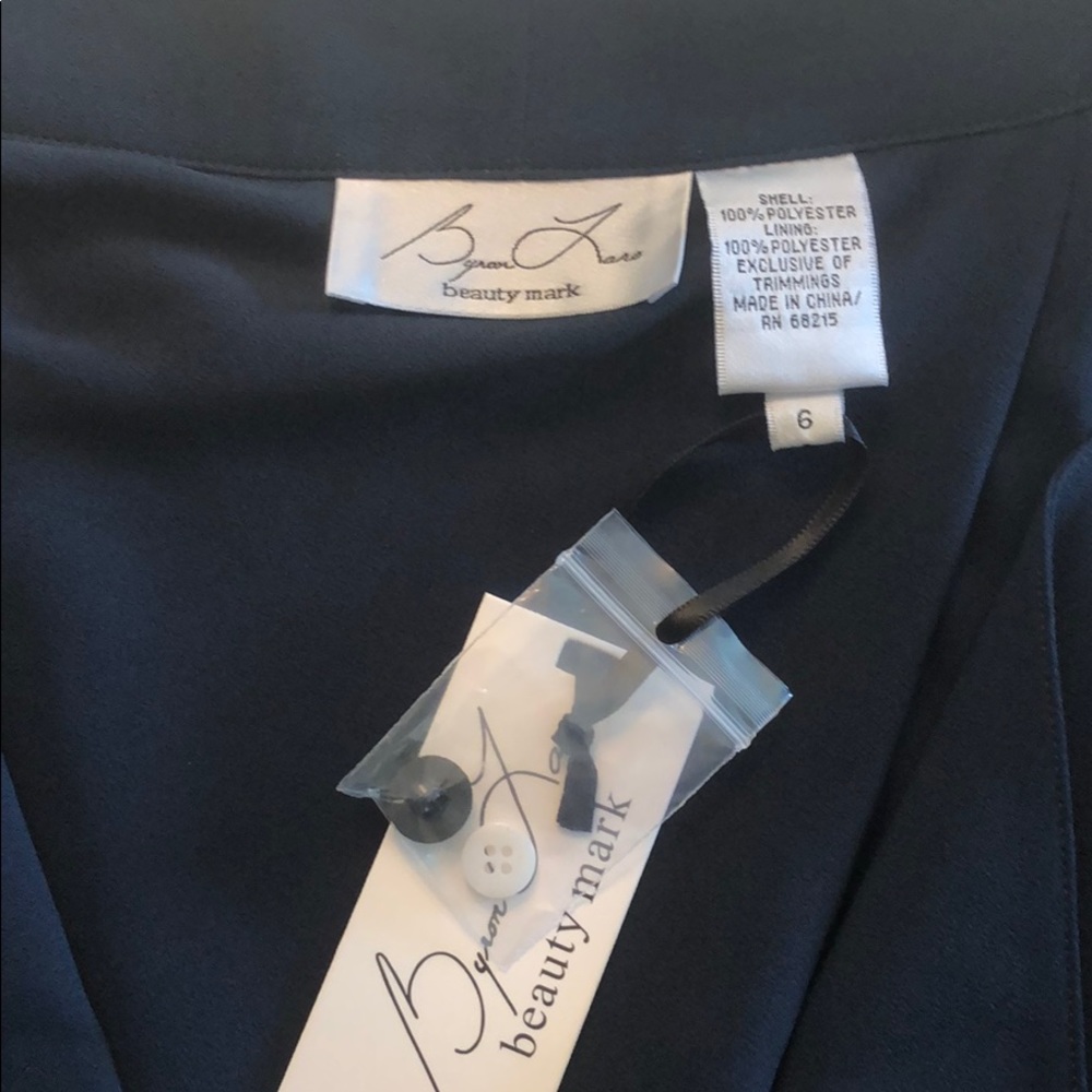 NWT Byron Lars navy shirt dress - Picture 8 of 8